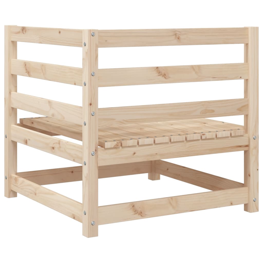 3-dijelni set vrtnih sofa od masivne borovine