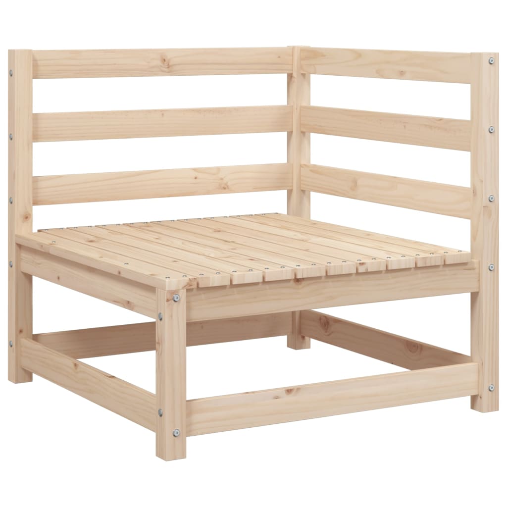 7-dijelni set vrtnih sofa od masivne borovine