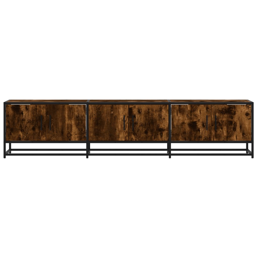 TV ormarić boja dimljenog hrasta 180x35x41 cm konstruirano drvo