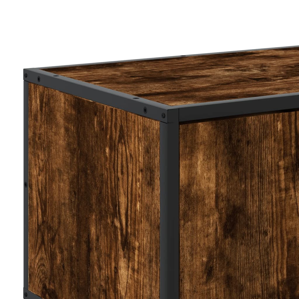 TV ormarić boja dimljenog hrasta 180x35x41 cm konstruirano drvo