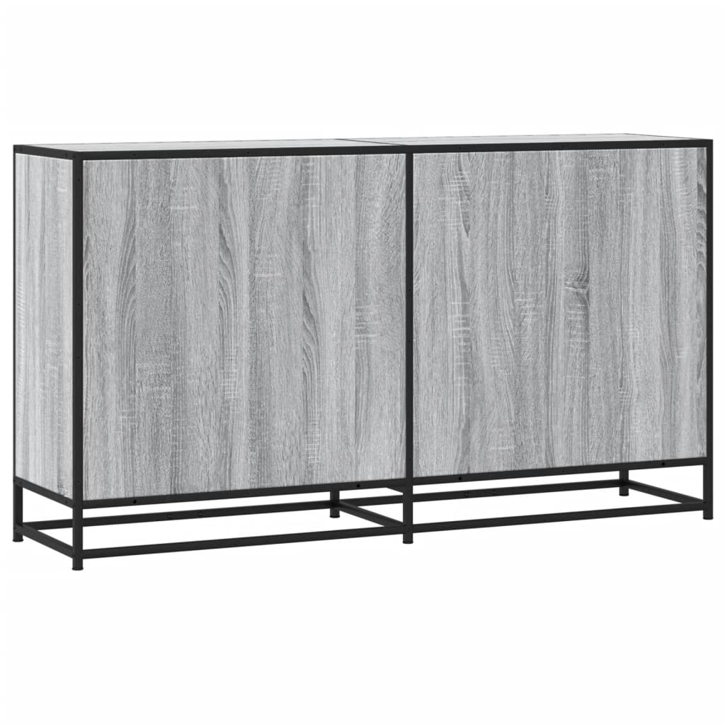 Komoda Siva Sonoma 134x35x76 cm Konstruirano drvo