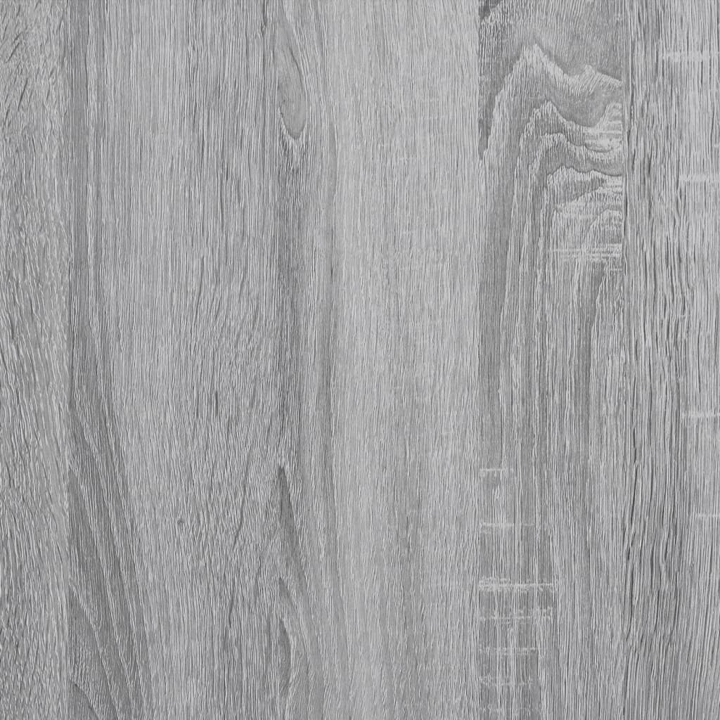 Komoda Siva Sonoma 134x35x76 cm Konstruirano drvo