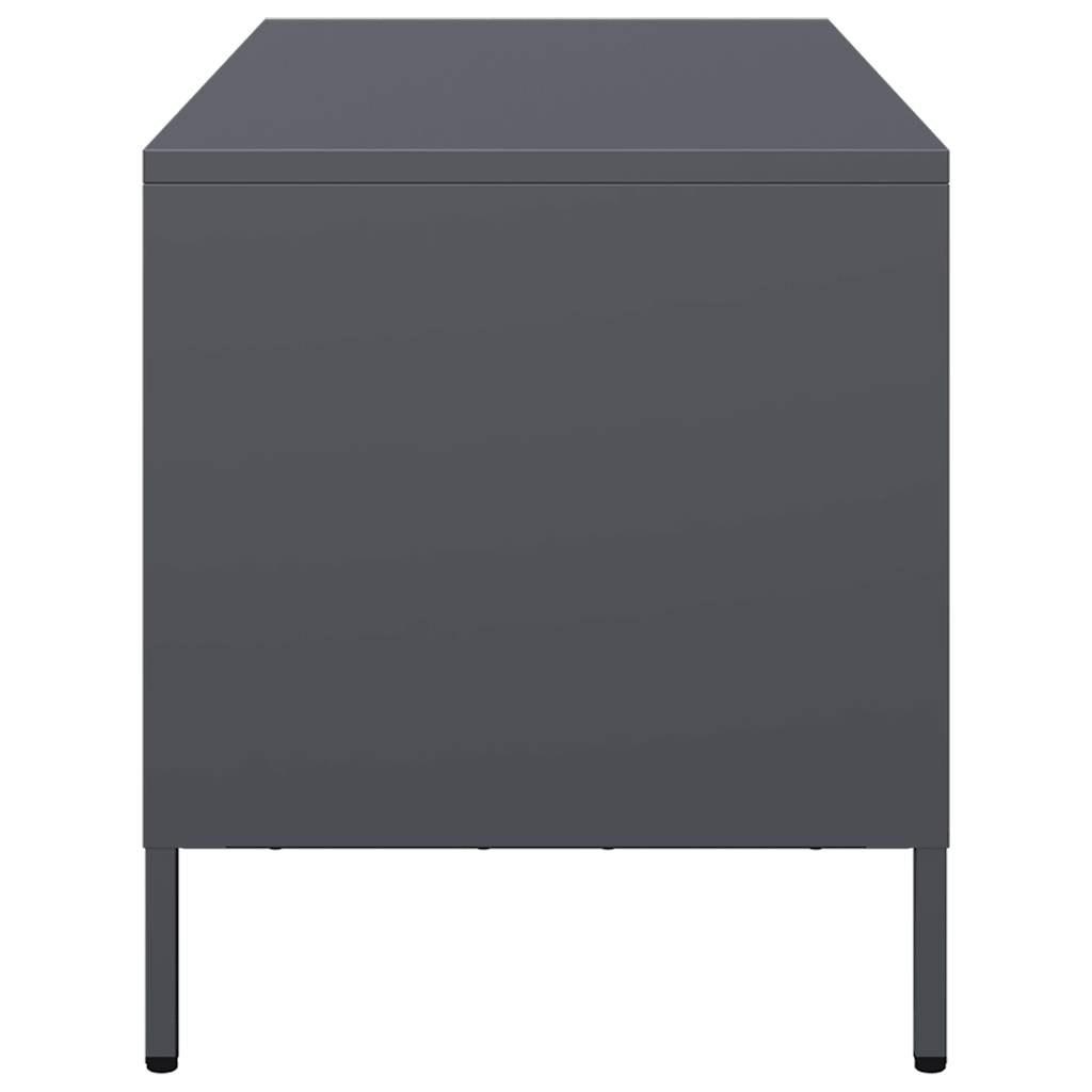 TV ormarić antracit 101,5 x 39 x 43,5 cm hladno valjani čelik