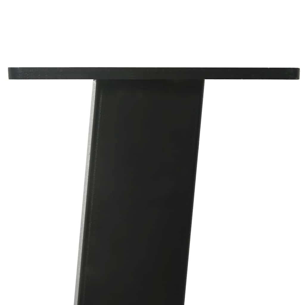 Noge za konzolni stol 4 kom Crne 72 cm Čelične