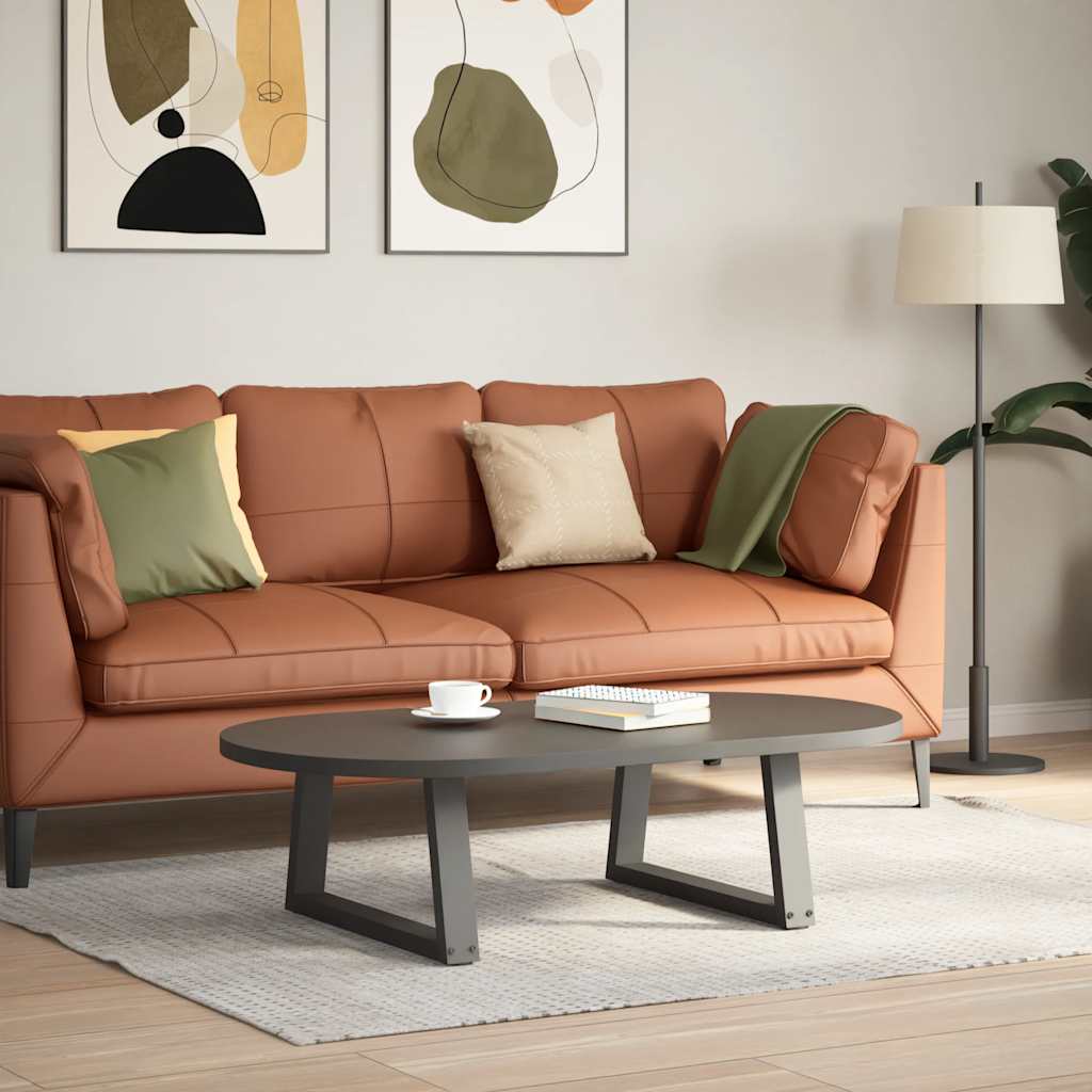 Noge za klub stolić V-oblika 2 kom antracit 50 x (30-31,3) cm čelik
