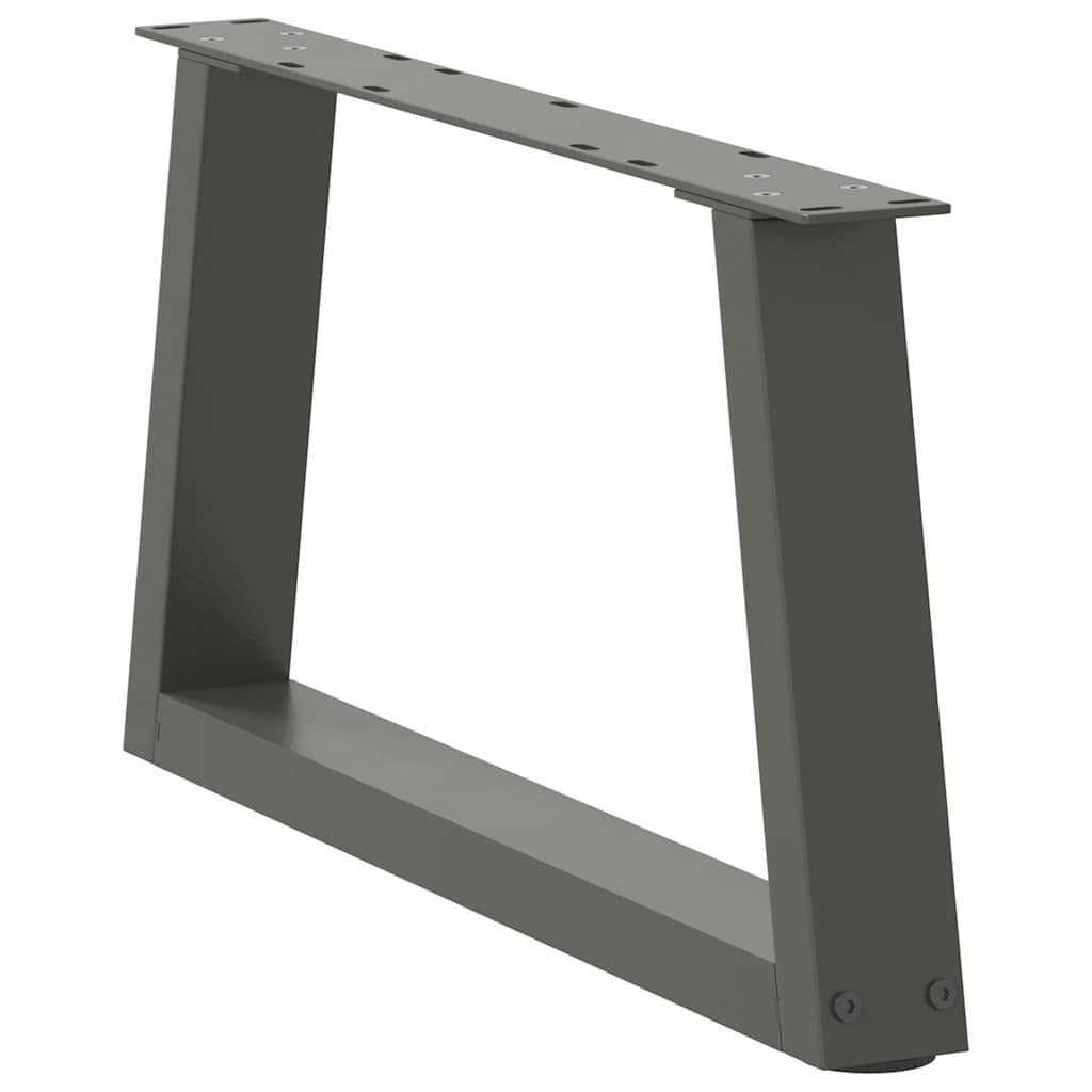 Noge za klub stolić V-oblika 2 kom antracit 50 x (30-31,3) cm čelik