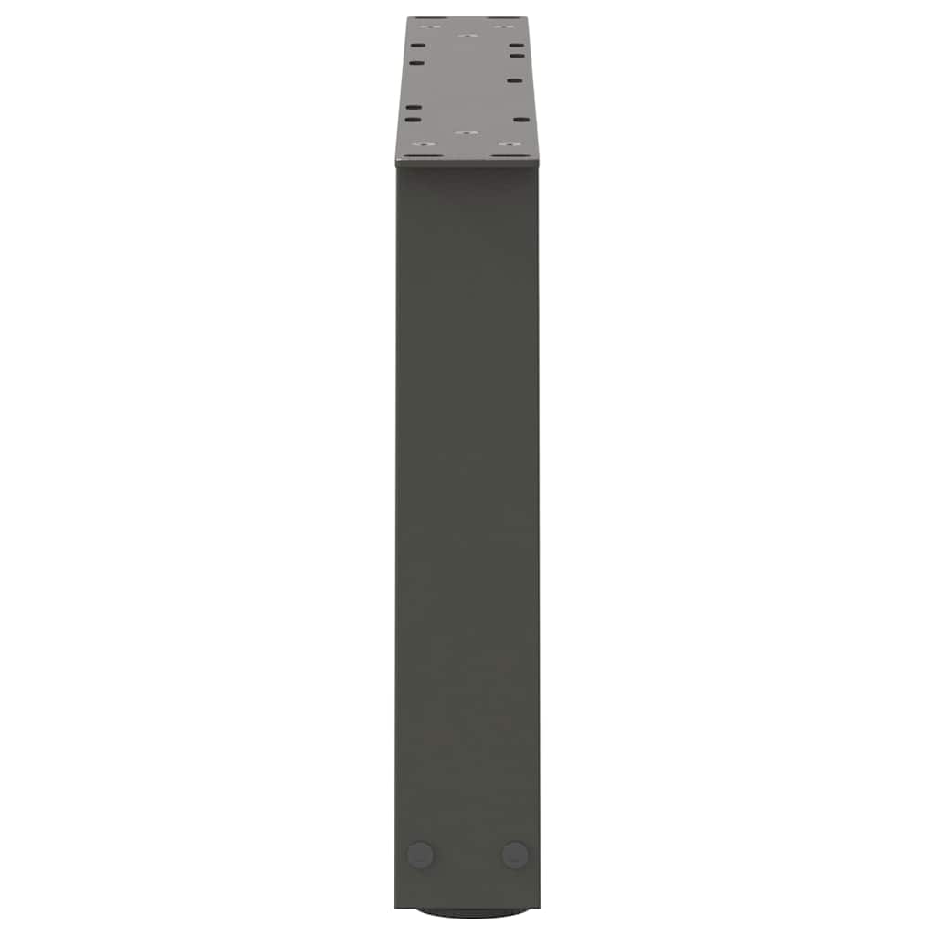Noge za klub stolić V-oblika 2 kom antracit 50 x (30-31,3) cm čelik