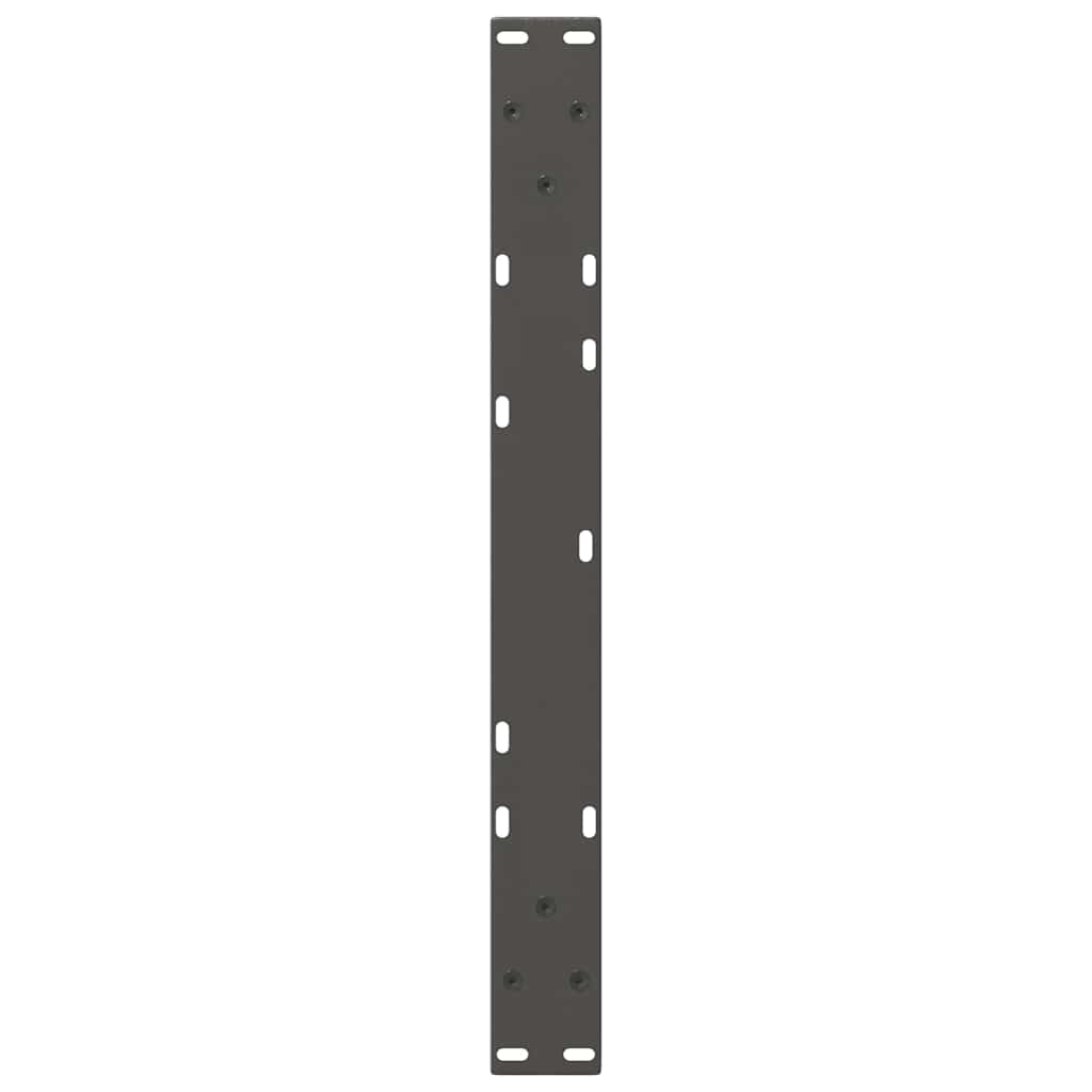 Noge za klub stolić V-oblika 2 kom antracit 50 x (30-31,3) cm čelik