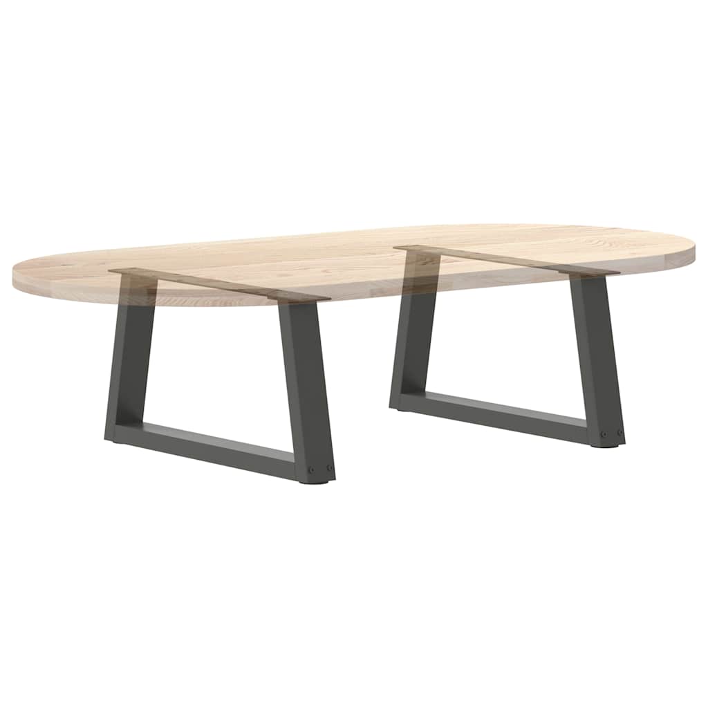 Noge za klub stolić V-oblika 2 kom antracit 50 x (30-31,3) cm čelik