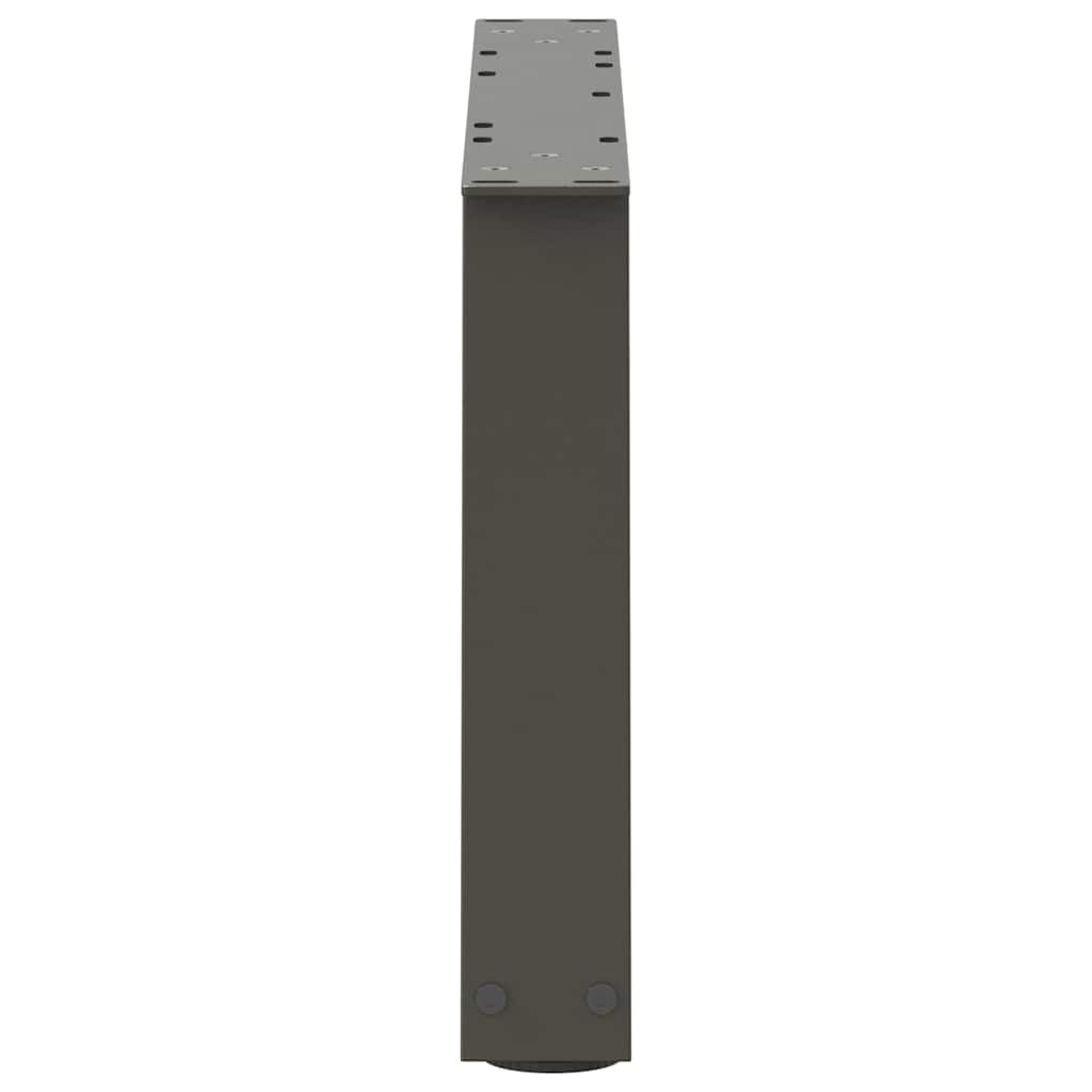 Noge za klub stolić V-oblika 2 kom antracit 60 x (30-31,3) cm čelik