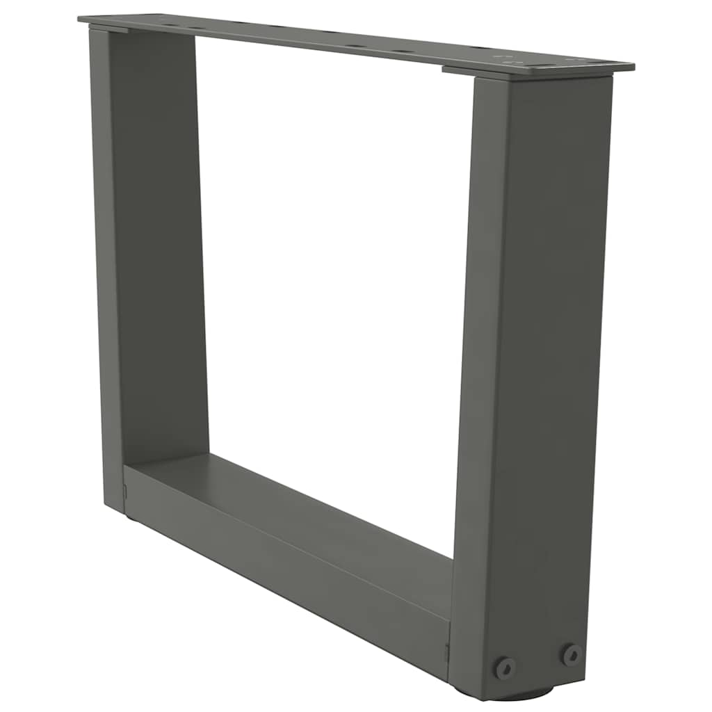 Noge za klub stolić V-oblika 2 kom antracit 50 x (30-31,3) cm čelik