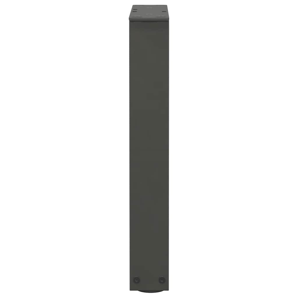 Noge za klub stolić V-oblika 2 kom antracit 28 x (42-43,3) cm čelik