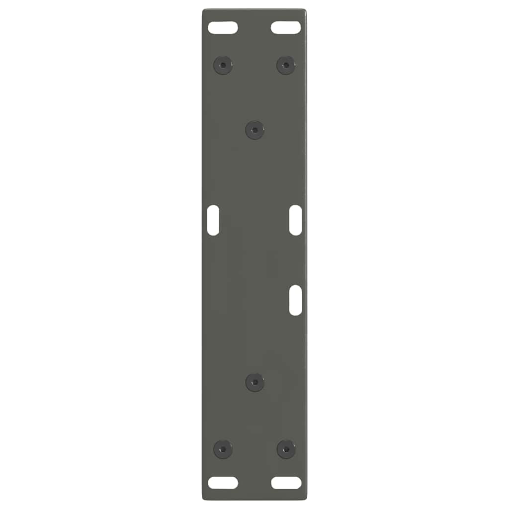 Noge za klub stolić V-oblika 2 kom antracit 28 x (42-43,3) cm čelik