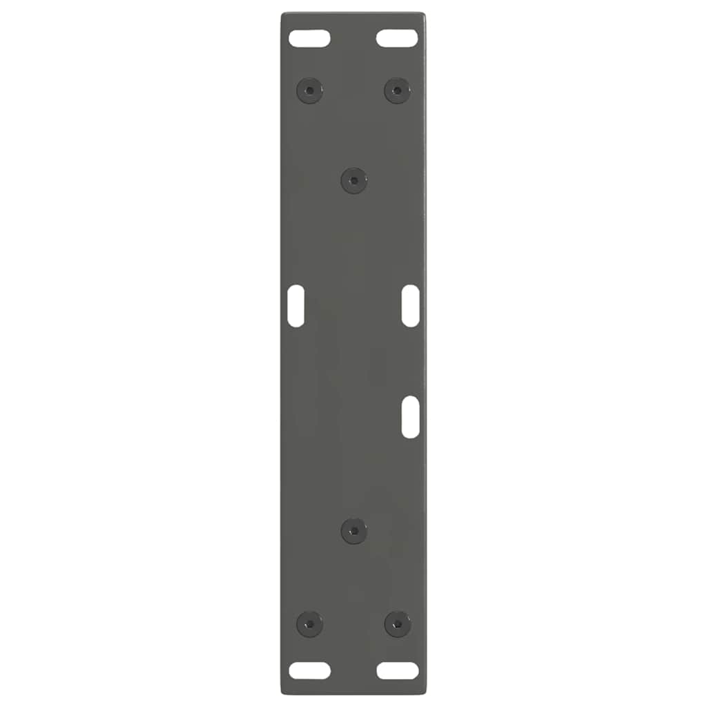Noge za klub stolić V-oblika 2 kom antracit 38 x (42-43,3) cm čelik