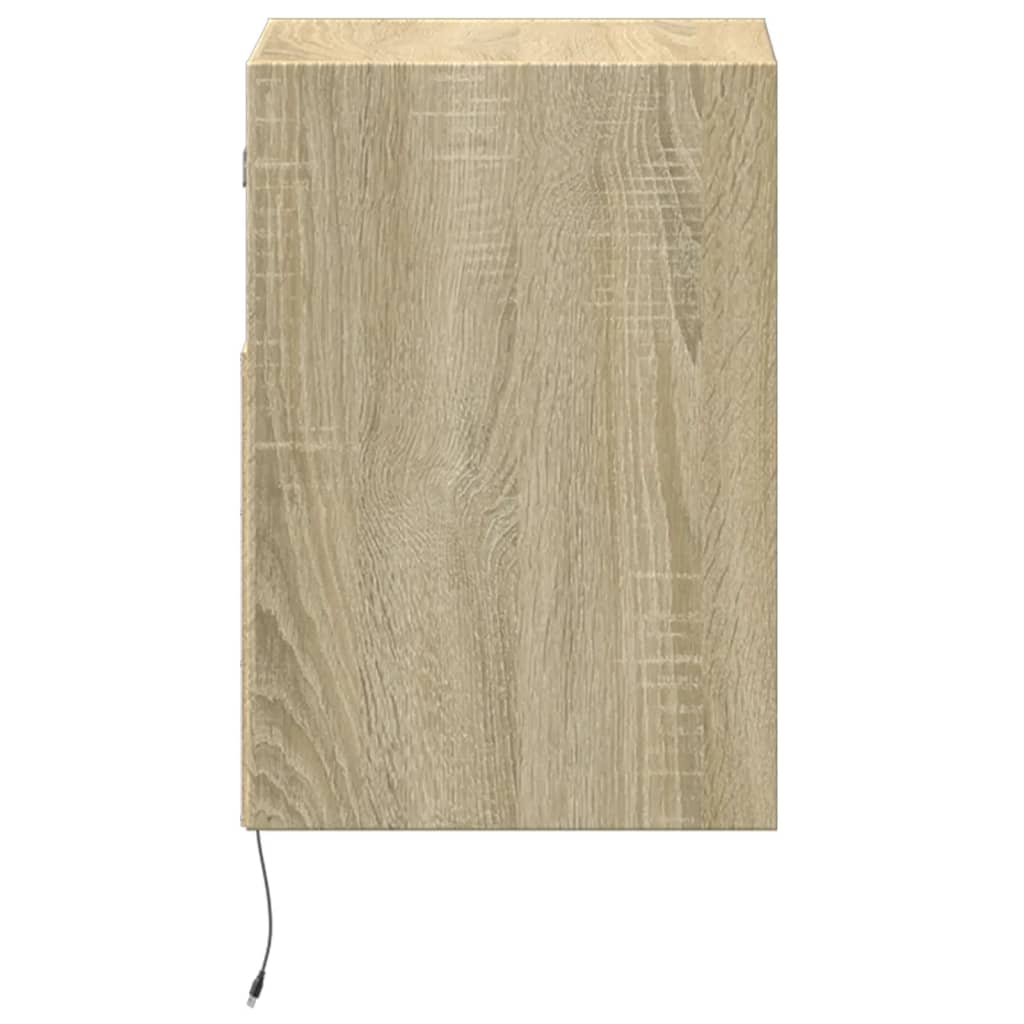 Zidni TV ormarić LED boja hrasta sonome 41x31x45 cm