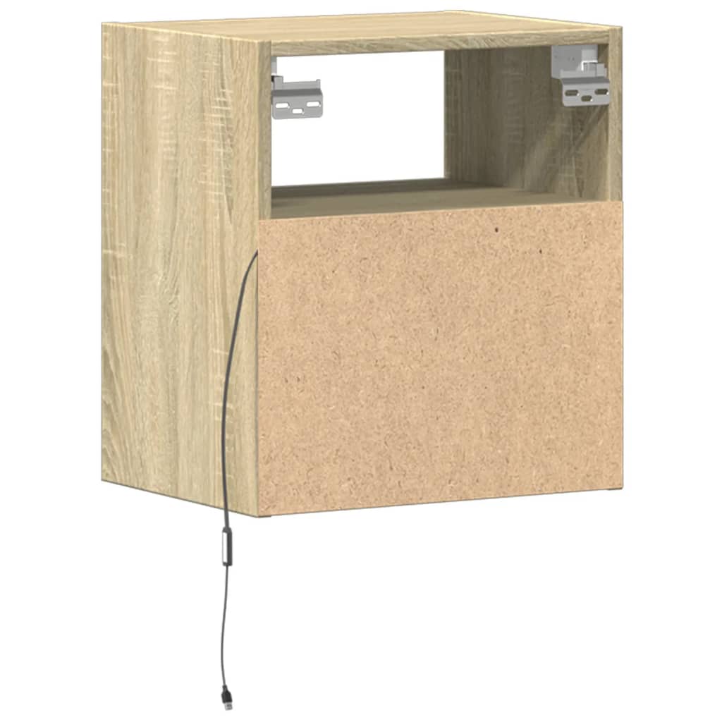 Zidni TV ormarić LED boja hrasta sonome 41x31x45 cm