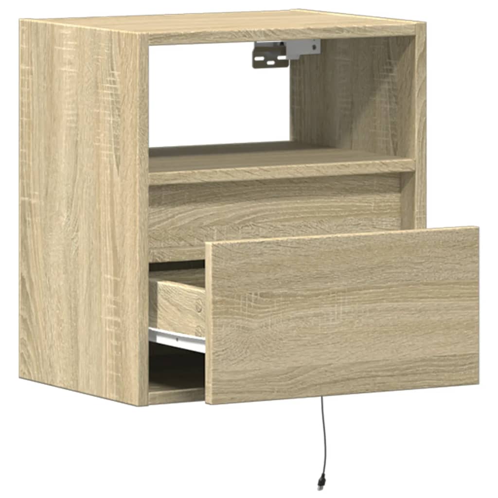 Zidni TV ormarić LED boja hrasta sonome 41x31x45 cm