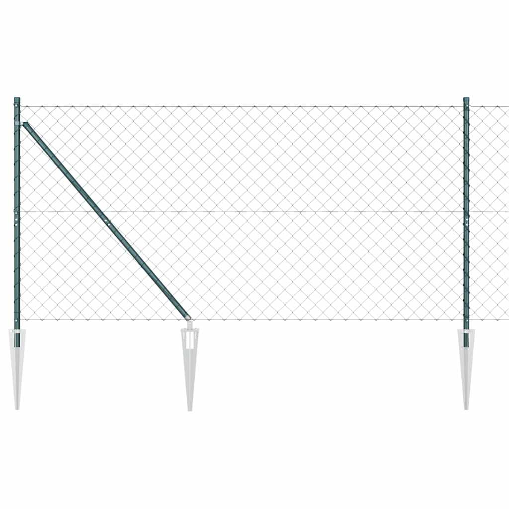 Zavareno žičano ograđivanje s bodljama 10 x 1,2 m Zelena Mreža