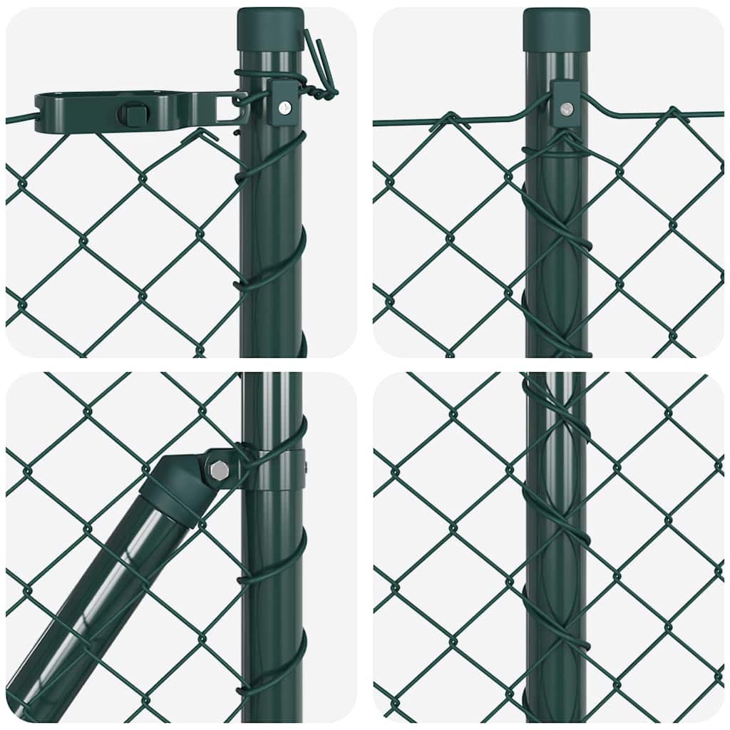 Zavareno žičano ograđivanje s bodljama 25 x 0,6 m Zelena Mreža