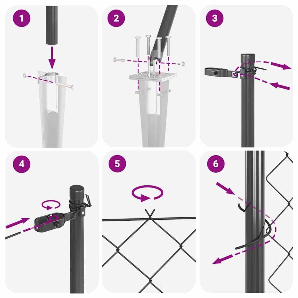 Zavareno žičano ograđivanje s bodljama 25 x 0,8 m Siva Mreža