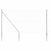 Zavareno žičano ograđivanje s bodljama 25 x 1,2 m Srebrna Mreža