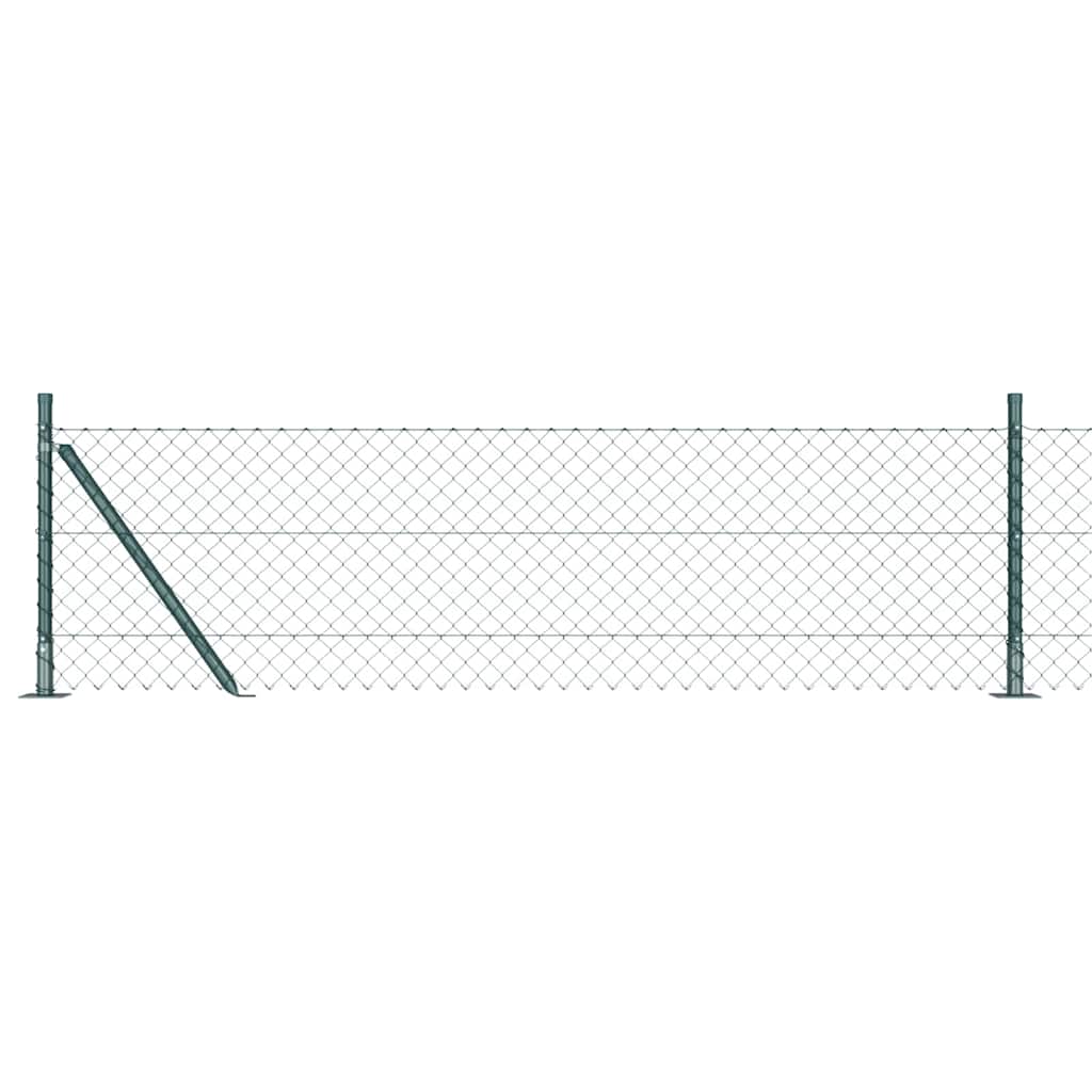 Zavareno žičano ogradno mreža s betonskom podlogom 10 x 0,4 m