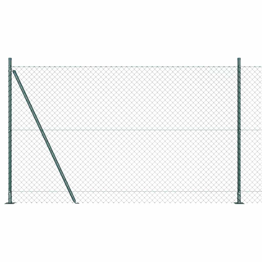 Zavareno žičano ogradno mreža s betonskom podlogom 10 x 1,5 m