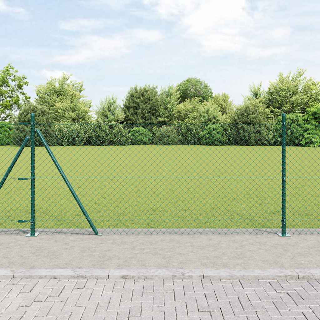 Zavareno žičano ogradno mreža s betonskom podlogom 25 x 1 m