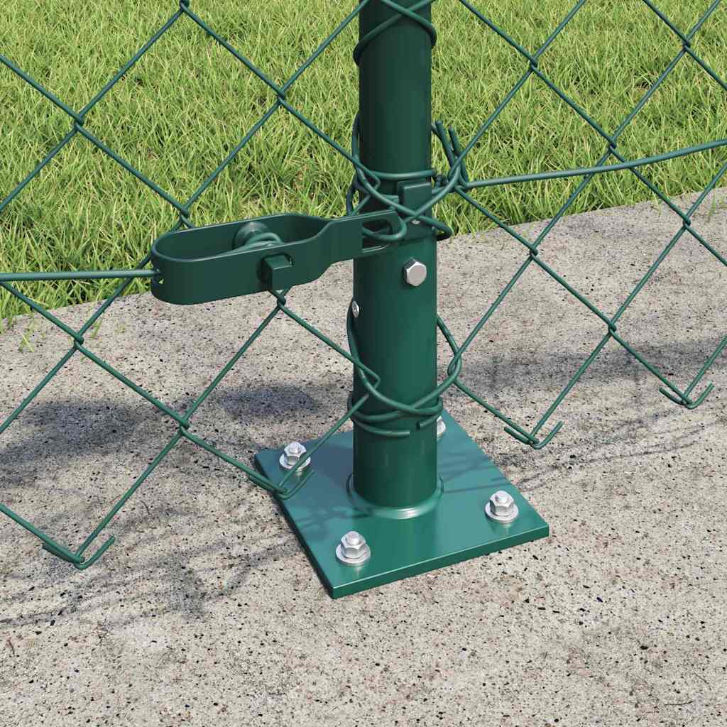 Zavareno žičano ogradno mreža s betonskom podlogom 25 x 0,6 m