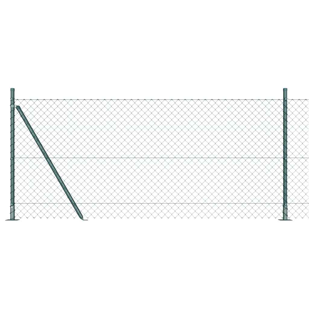 Zavareno žičano ogradno mreža s betonskom podlogom 0,8 x 25 m