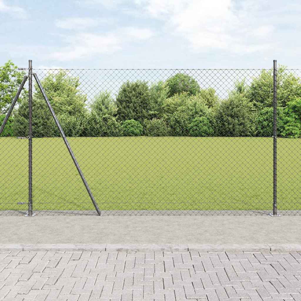 Zavareno žičano ogradno mreža s betonskom podlogom 10 x 1,5 m