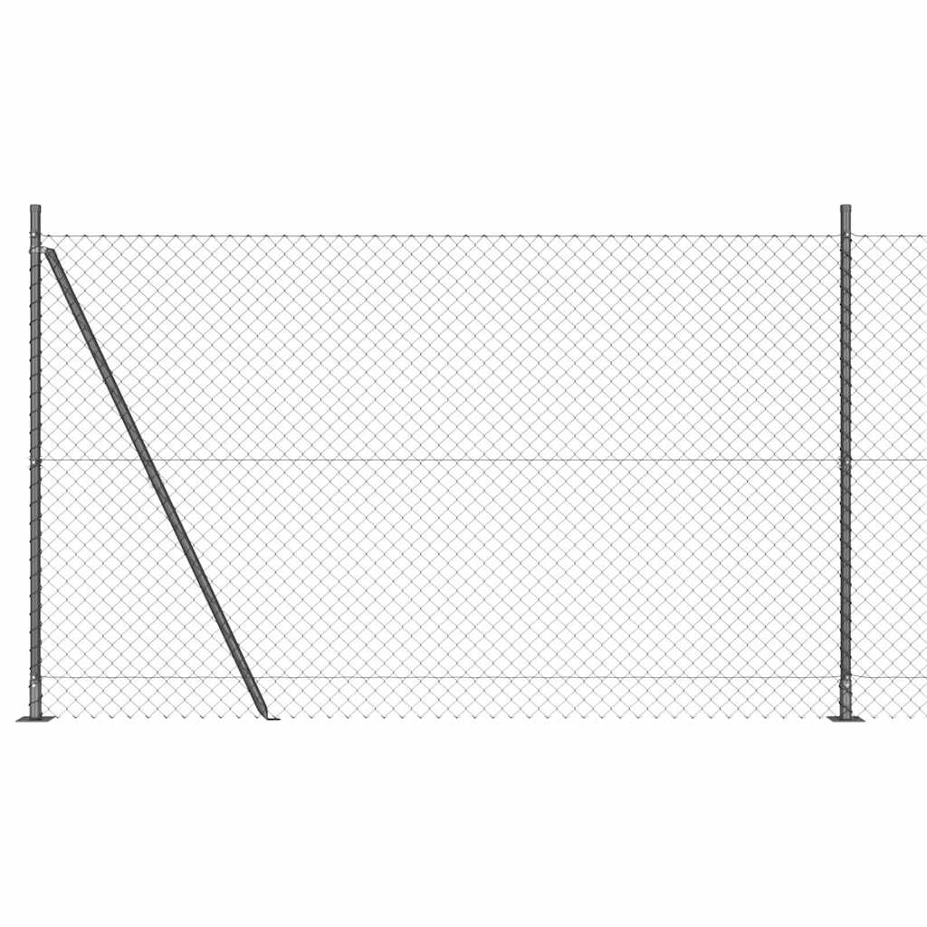 Zavareno žičano ogradno mreža s betonskom podlogom 10 x 1,5 m