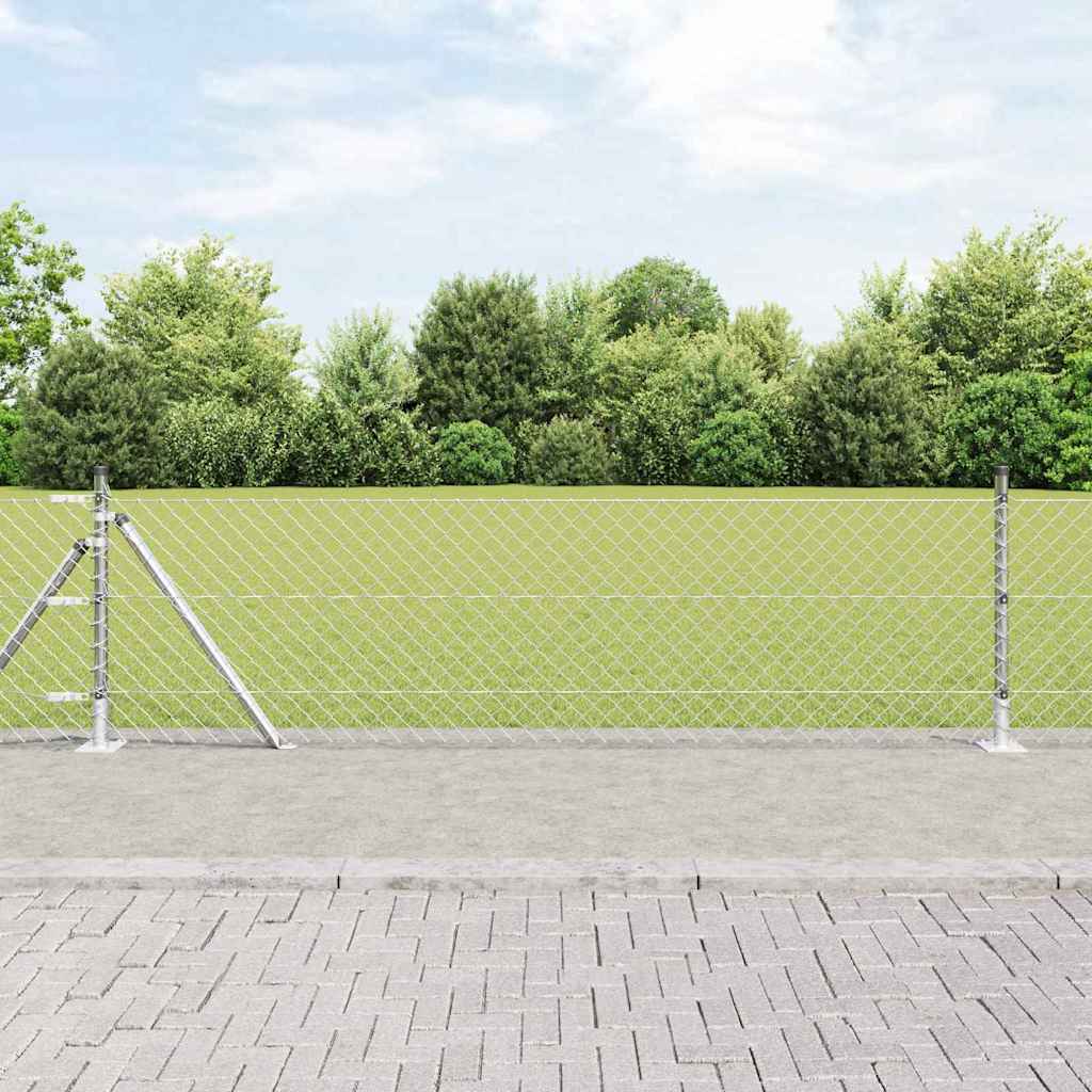 Zavareno žičano ogradno mreža s betonskom podlogom 10 x 0,6 m