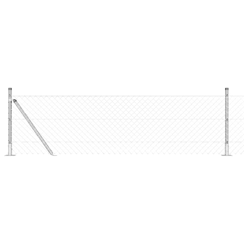 Zavareno žičano ogradno mreža s betonskom podlogom 10 x 0,6 m