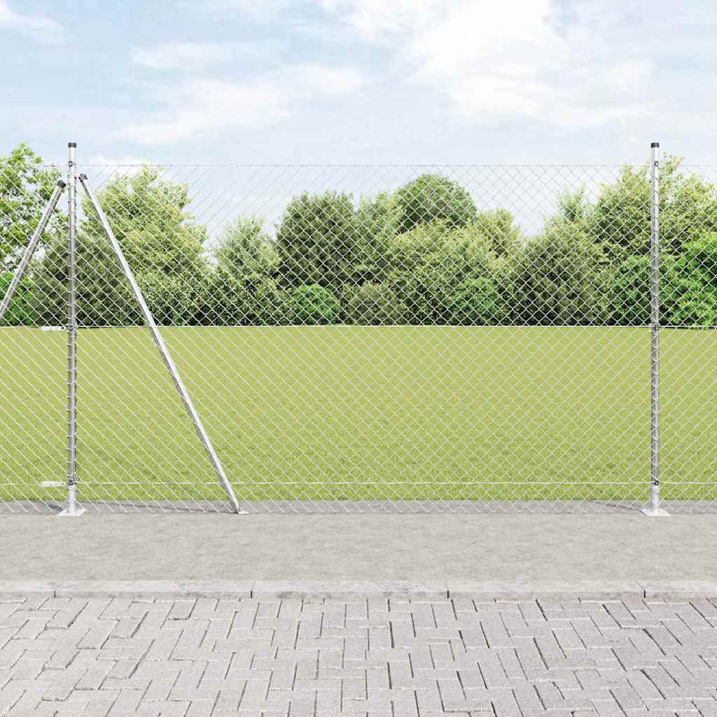 Zavareno žičano ogradno mreža s betonskom podlogom 10 x 1,4 m
