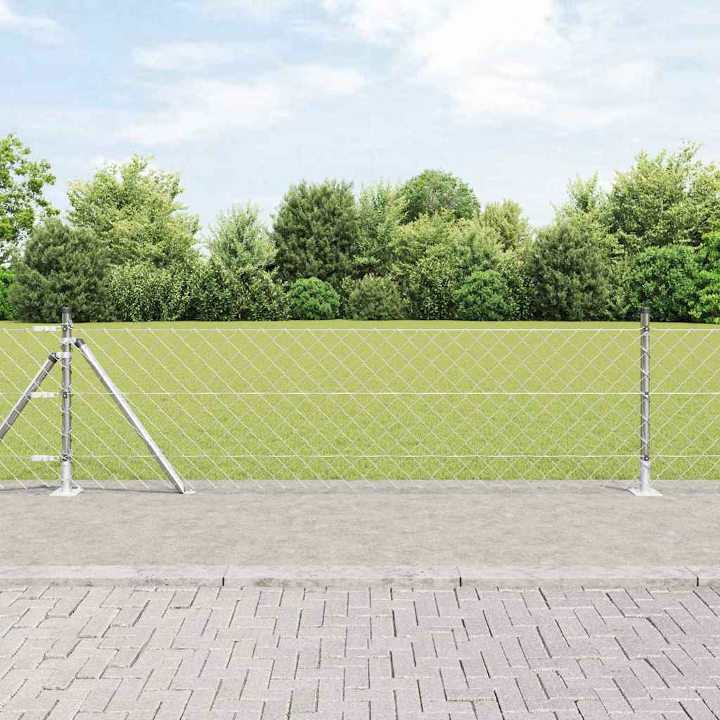 Zavareno žičano ogradno mreža s betonskom podlogom 10 x 0,6 m