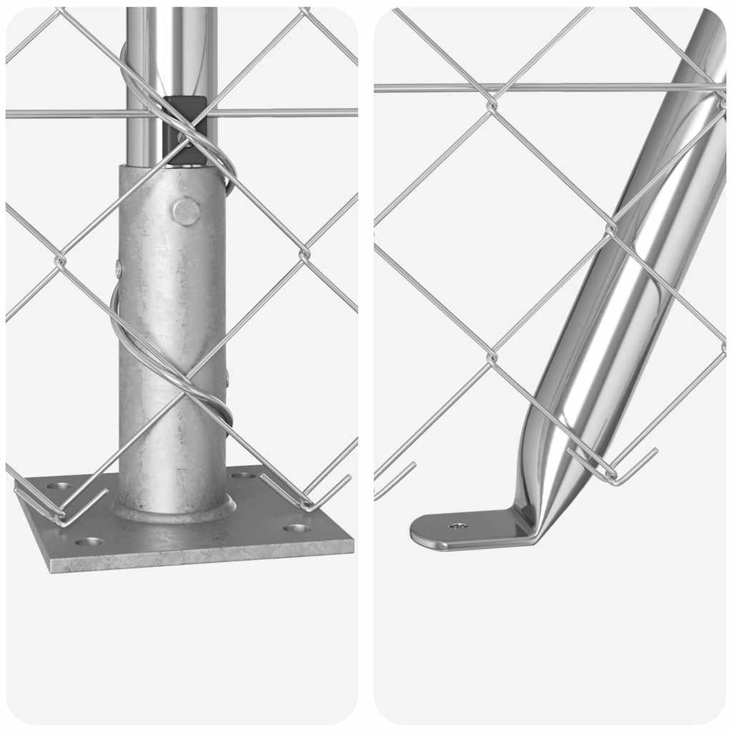 Zavareno žičano ogradno mreža s betonskom podlogom 10 x 1,4 m
