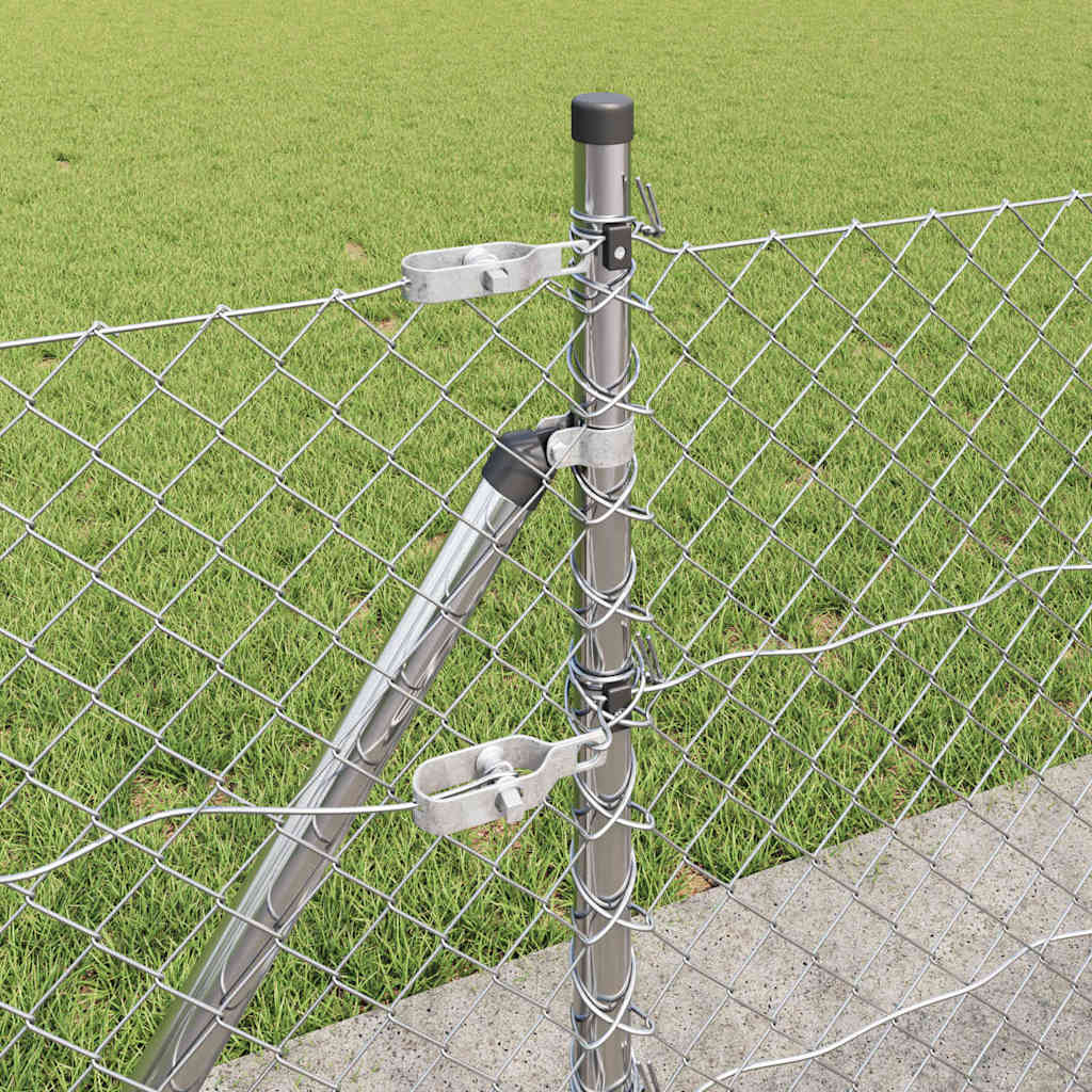 Zavareno žičano ogradno mreža s betonskom podlogom 25 x 0,6 m