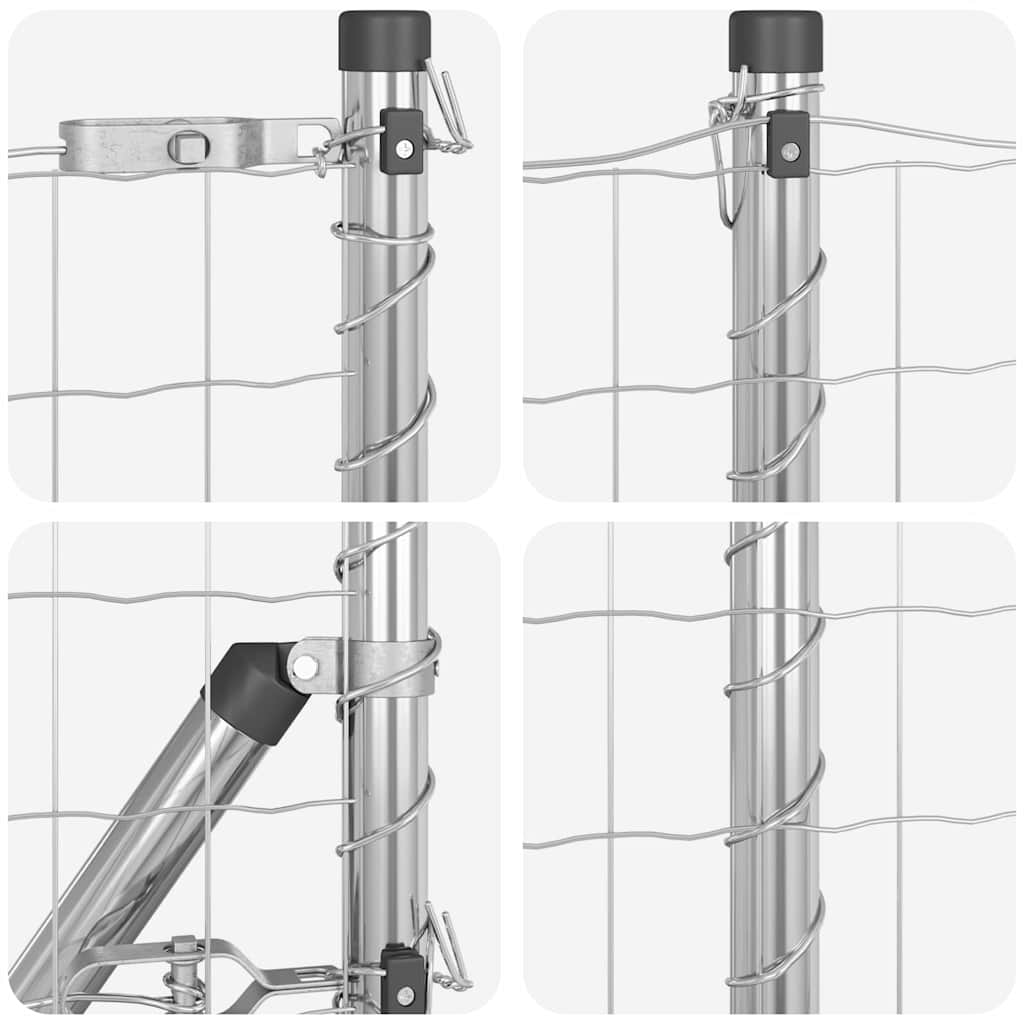 Temeljna zavarena žičana ograda 10 x 0,6 m (Š x V)