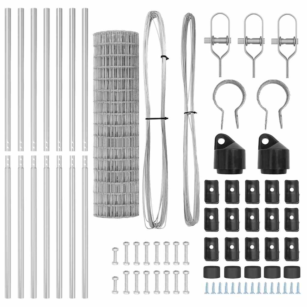Temeljna zavarena žičana ograda 10 x 1 m (Š x V)