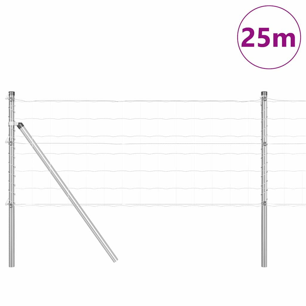 Temeljna zavarena žičana ograda 25 x 0,8 m (Š x V)
