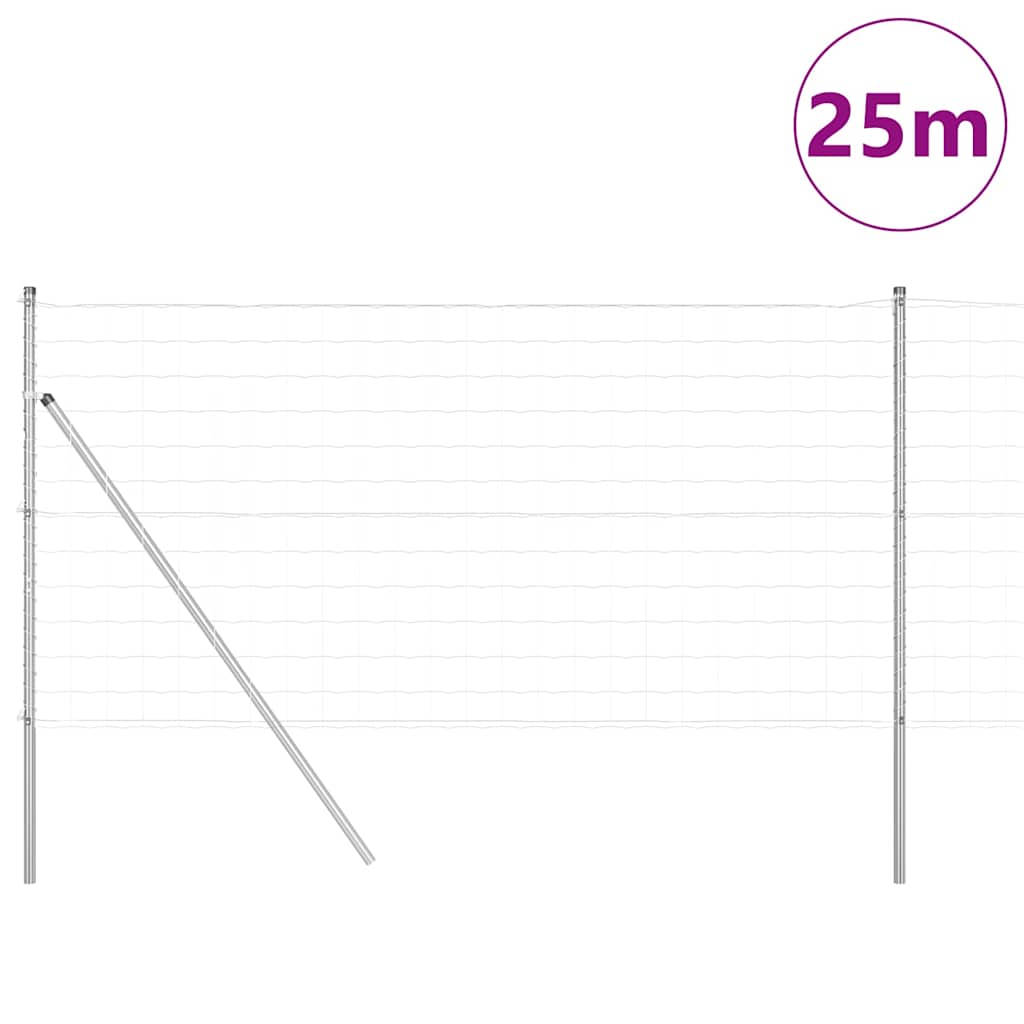 Temeljna zavarena žičana ograda 25 x 1,2 m (Š x V)