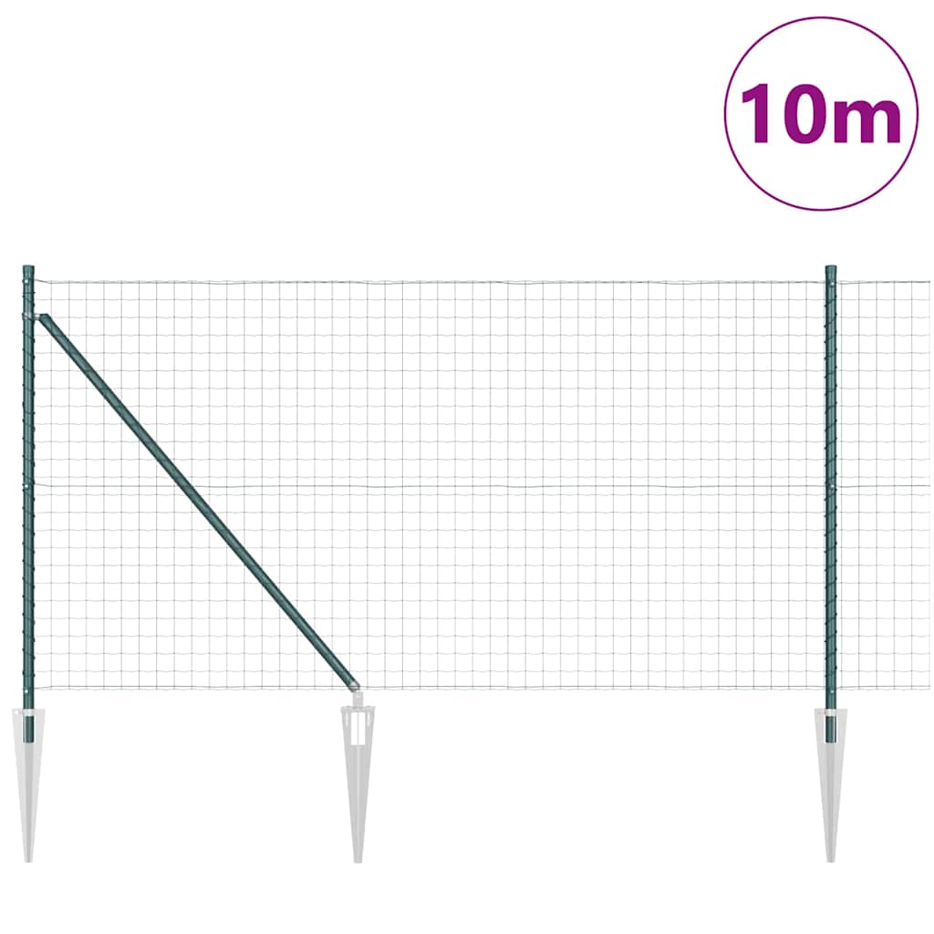 Zavareno žičano ograđivanje s bodljama 10 x 1 m (Š x V)