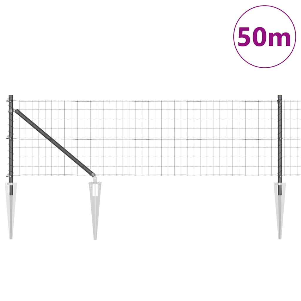 Zavareno žičano ograđivanje s bodljama 50 x 0,6 m (Š x V)