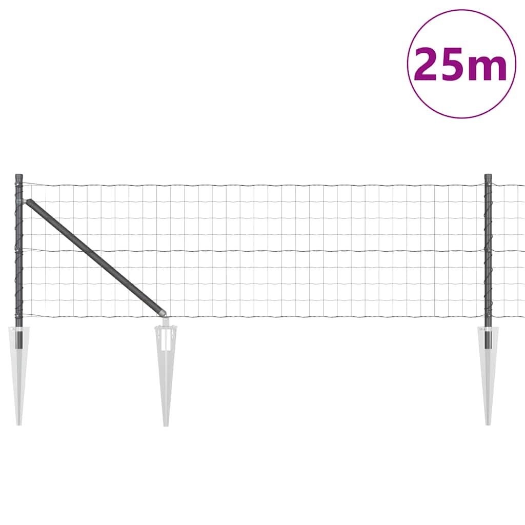 Zavareno žičano ograđivanje s bodljama 25 x 0,4 m (Š x V)