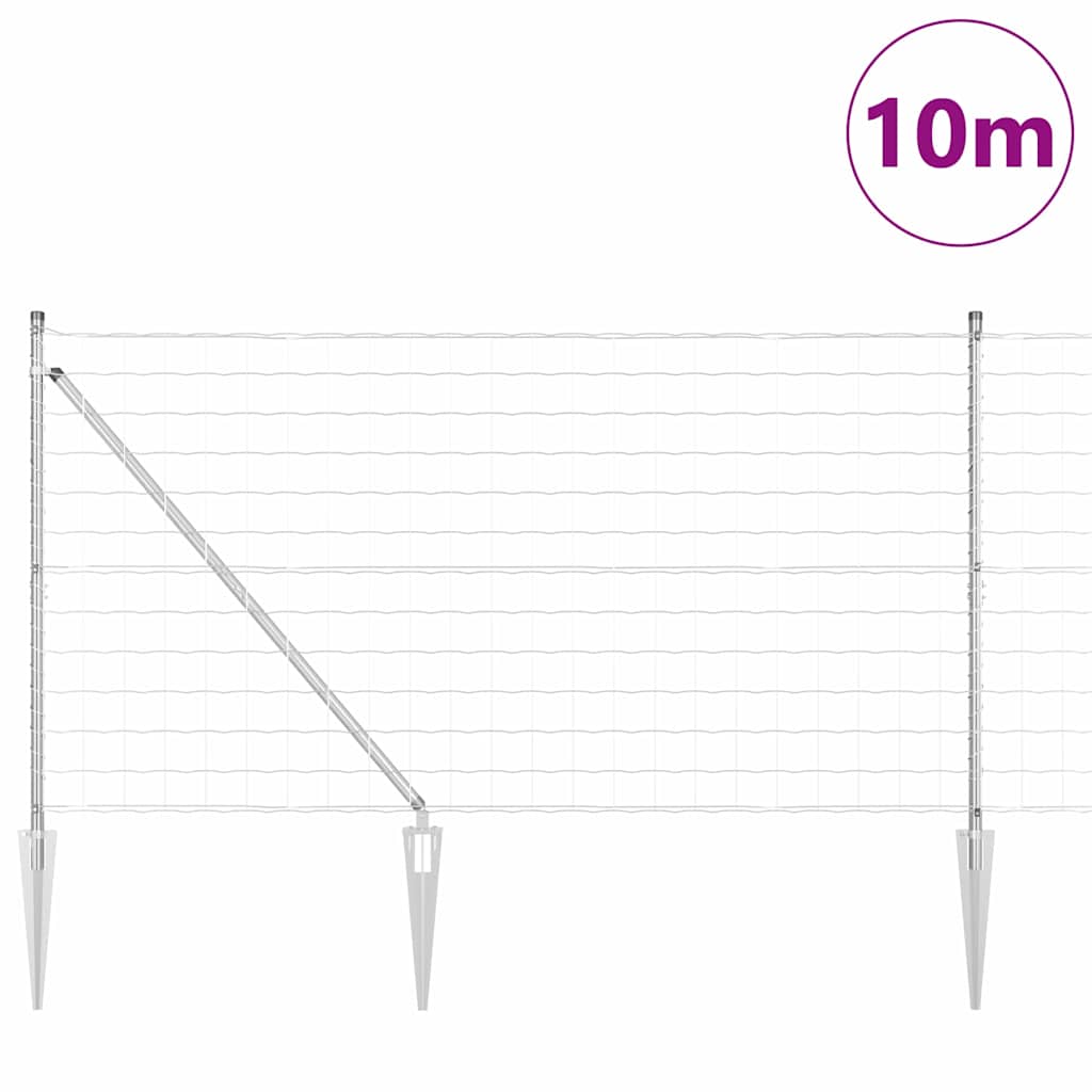 Zavareno žičano ograđivanje s bodljama 10 x 1,4 m (Š x V)