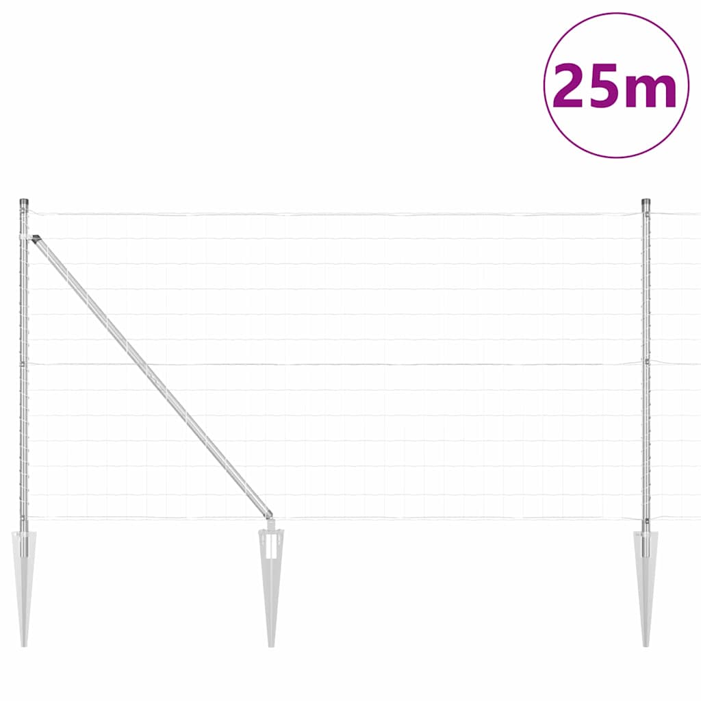 Zavareno žičano ograđivanje s bodljama 25 x 1 m (Š x V)