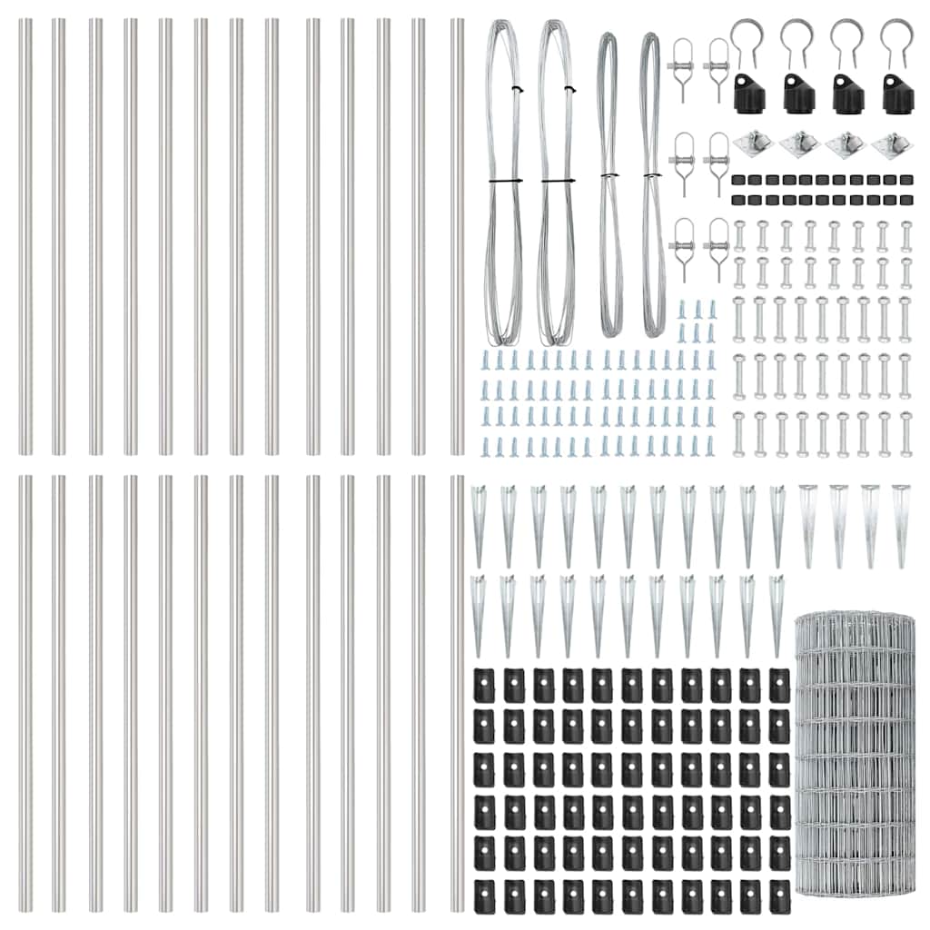 Zavareno žičano ograđivanje s bodljama 50 x 0,4 m (Š x V)