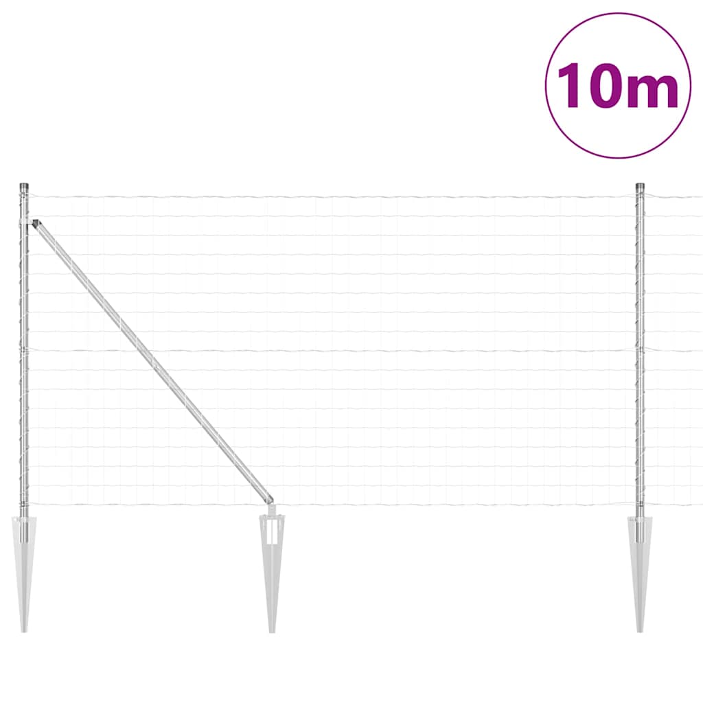 Zavareno žičano ograđivanje s bodljama 10 x 1 m (Š x V)