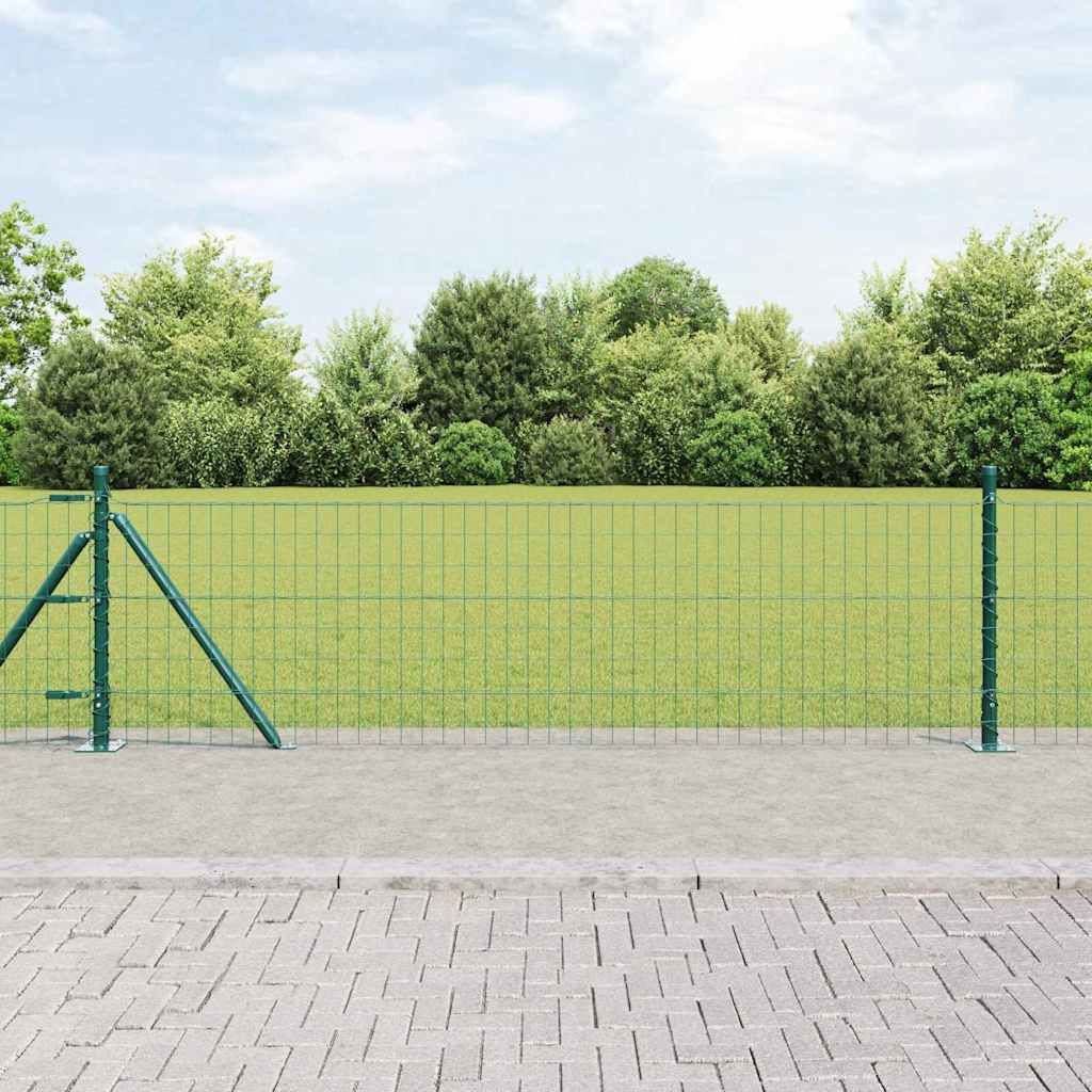 Zavareno žičano ogradno mreža s betonskom podlogom